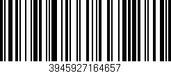 Código de barras (EAN, GTIN, SKU, ISBN): '3945927164657'