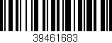 Código de barras (EAN, GTIN, SKU, ISBN): '39461683'