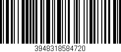 Código de barras (EAN, GTIN, SKU, ISBN): '3948318584720'