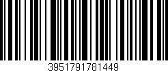 Código de barras (EAN, GTIN, SKU, ISBN): '3951791781449'