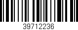 Código de barras (EAN, GTIN, SKU, ISBN): '39712236'