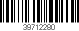 Código de barras (EAN, GTIN, SKU, ISBN): '39712280'