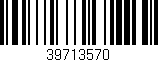 Código de barras (EAN, GTIN, SKU, ISBN): '39713570'