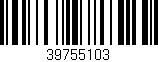 Código de barras (EAN, GTIN, SKU, ISBN): '39755103'