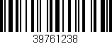 Código de barras (EAN, GTIN, SKU, ISBN): '39761238'