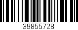 Código de barras (EAN, GTIN, SKU, ISBN): '39855728'