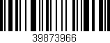 Código de barras (EAN, GTIN, SKU, ISBN): '39873966'
