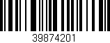 Código de barras (EAN, GTIN, SKU, ISBN): '39874201'