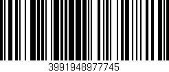 Código de barras (EAN, GTIN, SKU, ISBN): '3991948977745'