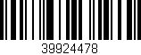 Código de barras (EAN, GTIN, SKU, ISBN): '39924478'