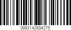 Código de barras (EAN, GTIN, SKU, ISBN): '3993142694275'