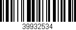 Código de barras (EAN, GTIN, SKU, ISBN): '39932534'