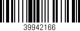 Código de barras (EAN, GTIN, SKU, ISBN): '39942166'