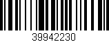 Código de barras (EAN, GTIN, SKU, ISBN): '39942230'