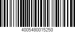 Código de barras (EAN, GTIN, SKU, ISBN): '4005480015250'