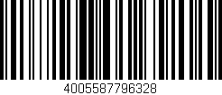 Código de barras (EAN, GTIN, SKU, ISBN): '4005587796328'