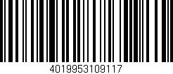 Código de barras (EAN, GTIN, SKU, ISBN): '4019953109117'