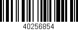Código de barras (EAN, GTIN, SKU, ISBN): '40256854'