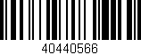 Código de barras (EAN, GTIN, SKU, ISBN): '40440566'