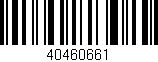 Código de barras (EAN, GTIN, SKU, ISBN): '40460661'