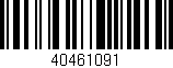 Código de barras (EAN, GTIN, SKU, ISBN): '40461091'