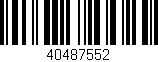 Código de barras (EAN, GTIN, SKU, ISBN): '40487552'