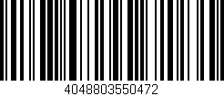 Código de barras (EAN, GTIN, SKU, ISBN): '4048803550472'