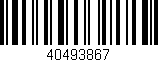 Código de barras (EAN, GTIN, SKU, ISBN): '40493867'