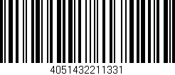 Código de barras (EAN, GTIN, SKU, ISBN): '4051432211331'