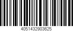 Código de barras (EAN, GTIN, SKU, ISBN): '4051432903625'