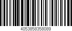 Código de barras (EAN, GTIN, SKU, ISBN): '4053858358089'