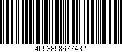 Código de barras (EAN, GTIN, SKU, ISBN): '4053858677432'