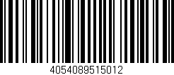 Código de barras (EAN, GTIN, SKU, ISBN): '4054089515012'