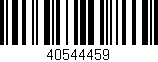 Código de barras (EAN, GTIN, SKU, ISBN): '40544459'