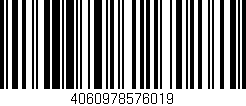 Código de barras (EAN, GTIN, SKU, ISBN): '4060978576019'