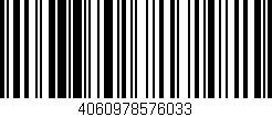 Código de barras (EAN, GTIN, SKU, ISBN): '4060978576033'