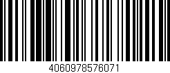 Código de barras (EAN, GTIN, SKU, ISBN): '4060978576071'