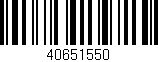 Código de barras (EAN, GTIN, SKU, ISBN): '40651550'