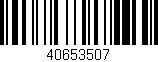 Código de barras (EAN, GTIN, SKU, ISBN): '40653507'