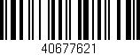 Código de barras (EAN, GTIN, SKU, ISBN): '40677621'