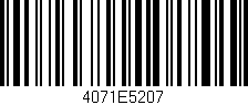 Código de barras (EAN, GTIN, SKU, ISBN): '4071E5207'