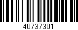 Código de barras (EAN, GTIN, SKU, ISBN): '40737301'