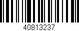 Código de barras (EAN, GTIN, SKU, ISBN): '40813237'