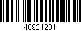 Código de barras (EAN, GTIN, SKU, ISBN): '40921201'