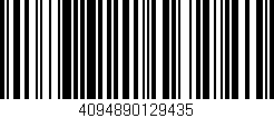 Código de barras (EAN, GTIN, SKU, ISBN): '4094890129435'