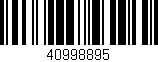 Código de barras (EAN, GTIN, SKU, ISBN): '40998895'