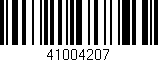 Código de barras (EAN, GTIN, SKU, ISBN): '41004207'