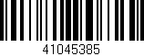 Código de barras (EAN, GTIN, SKU, ISBN): '41045385'