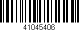 Código de barras (EAN, GTIN, SKU, ISBN): '41045406'