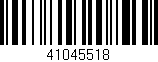 Código de barras (EAN, GTIN, SKU, ISBN): '41045518'